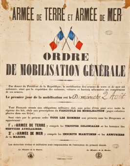 Affiche de la mobilisation gnrale. Aot 1914.JPG