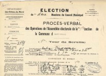 Procès-verbal d'élection au conseil municipal. 1931.jpg
